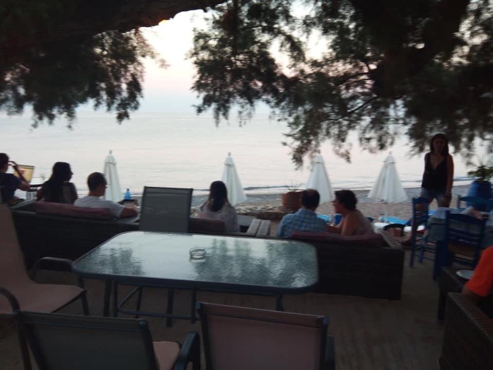 Beachfront Apartment Kato Káto Zákros Bagian luar foto